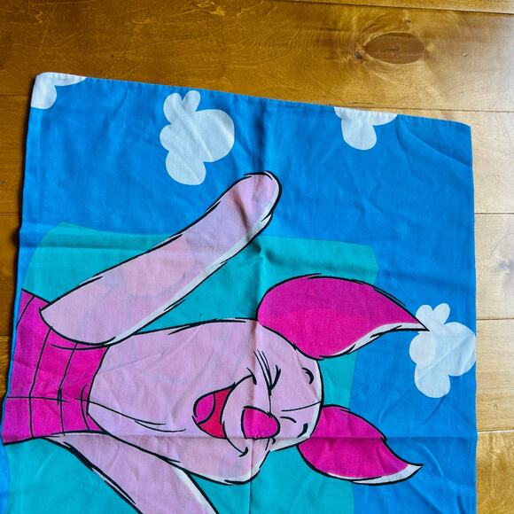 Vintage Disney Winnie The Pooh & Piglet Standard Pillow Cases - Picture 2 of 10